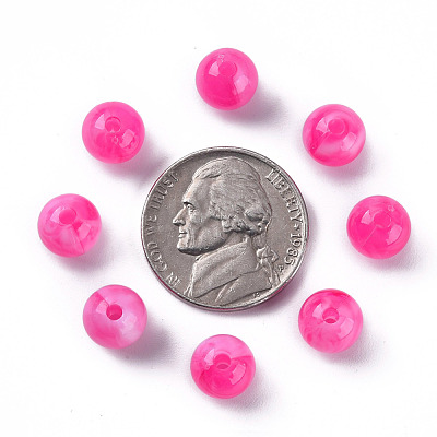 Acrylic Beads MACR-S375-001B-07-1
