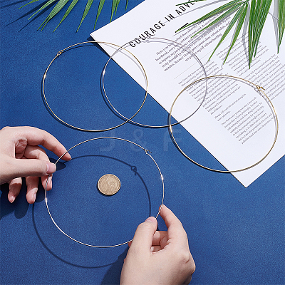 4Pcs 2 Colors 304 Stainless Steel Choker Necklace Making NJEW-UN0001-80-1