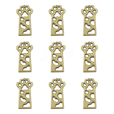 Open Back Bezel Pendants X-PALLOY-TAC0010-08AB-1