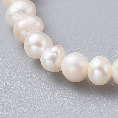 Natural Freshwater Pearl Beads Bracelets BJEW-JB04619-1