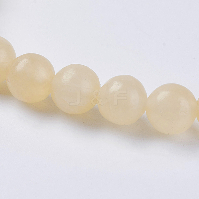 Natural Topaz Jade Beads Strands G-G515-8mm-03A-1