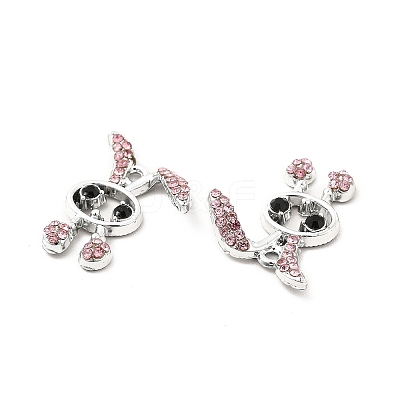 Alloy Rhinestone Pendants ALRI-K048-05C-1