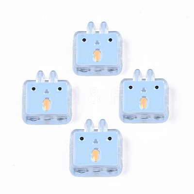 Transparent Acrylic Beads ACRC-S039-10A-1