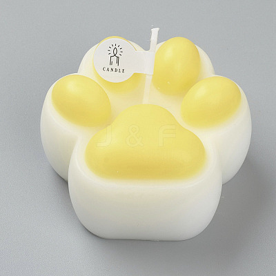 Cat Paw Shaped Aromatherapy Smokeless Candles DIY-C001-05D-1