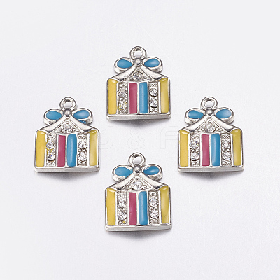 Alloy Enamel Pendants E1206-1