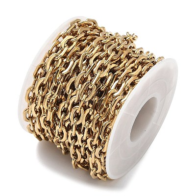 304 Stainless Steel Cable Chains CHS-G043-02G-1