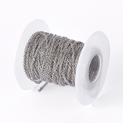 Tarnish Resistant 304 Stainless Steel Cable Chain STAS-I107-11P-1