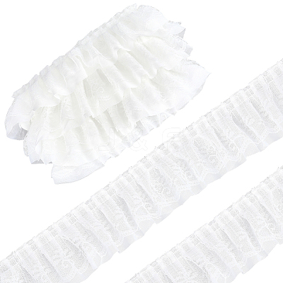 5 Yards Double Polyester Lace Trim for Sewing Decoration OCOR-GF0005-06E-1