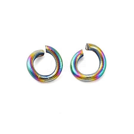 Ion Plating(IP) 304 Stainless Steel Open Jump Rings STAS-N098-062E-01-1