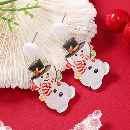 Christmas Acrylic Stud Earrings SK8065-15-1