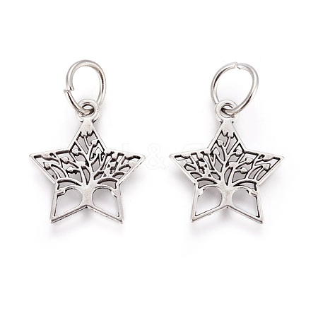 Tibetan Style Alloy Pendants PALLOY-F224-02AS-07-1