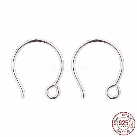 Rhodium Plated 925 Sterling Silver Earring Hooks LS-STER-N0001-028S-1