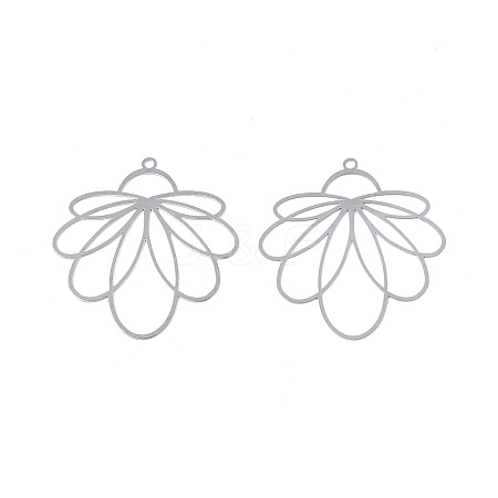 201 Stainless Steel Pendants X-STAS-N102-15P-1
