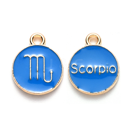 Alloy Enamel Pendants LS-ENAM-S124-01B-02L-1