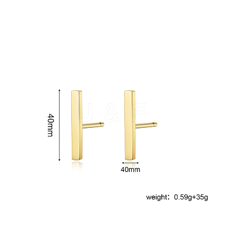 Stylish Stainless Steel Women's Stud Earrings for Daily Wear DJ6154-1