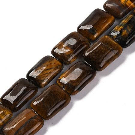 Natural Tiger Eye Beads Strands G-T047-B22-01-1