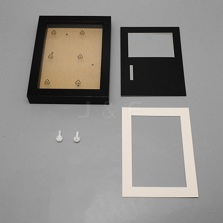 Wooden Presentation Boxes for Metal Storage and Photo Display AJEW-WH0258-142-1