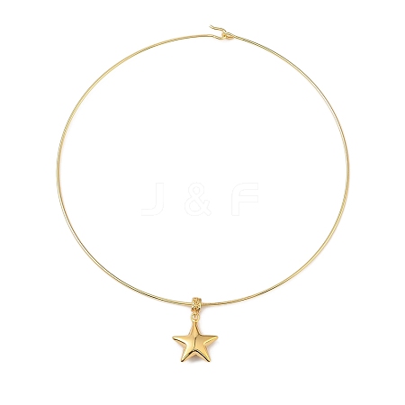 Brass Charm Bangles BJEW-Q350-04A-G-1