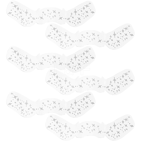 10Pcs Transfer Sticker Proof Removable Temporary Tattoos Stickers DIY-SP0003-65B-03-1