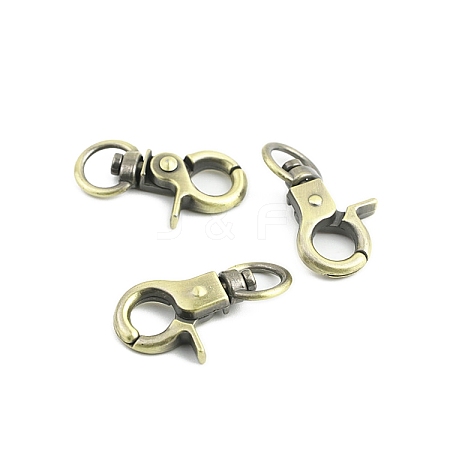 Zinc Alloy Swivel Clasps PW-WG2F0EF-02-1