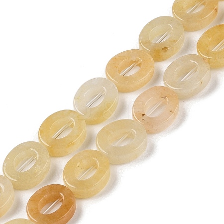 Natural Topaz Jade Beads Strands G-M439-A13-01-1