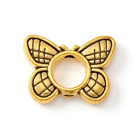 Tibetan Style Alloy Bead Frame TIBE-WH0002-09AG-1