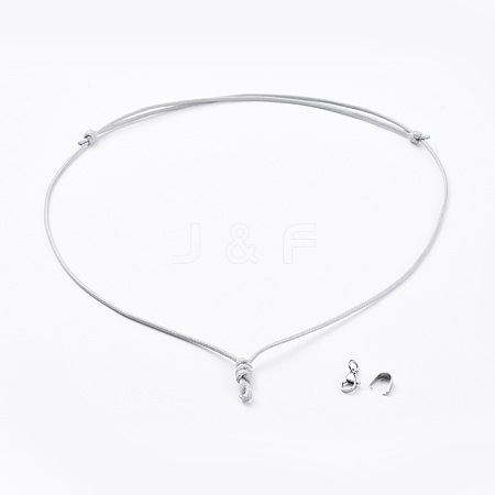 Adjustable Korean Waxed Polyester Cord Necklace Making AJEW-JB00510-03-1