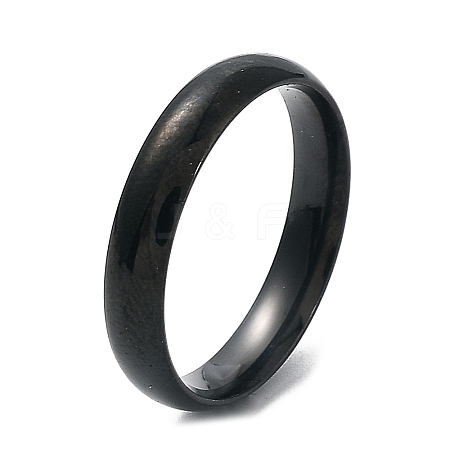 Ion Plating(IP) 304 Stainless Steel Flat Plain Band Rings STAS-I160-C-21mm-B-1