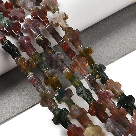 Natural Indian Agate Beads Strands G-I337-A04-02-1