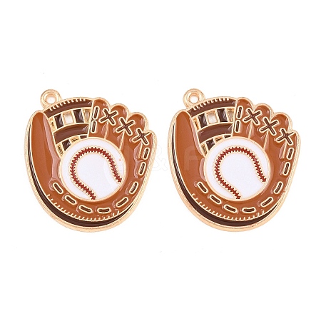 Sport Alloy Enamel Pendants ENAM-C035-01A-1