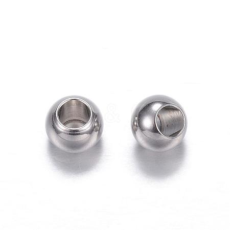 Tarnish Resistant 201 Stainless Steel Beads STAS-D447-35B-1