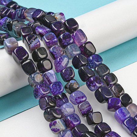 Natural Agate Beads Strands X-G-N326-99G-1