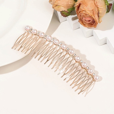 Alloy Hair Combs PW-WG713EE-03-1