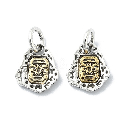 Tibetan Style Alloy Charms PALLOY-Q458-01AG-01-1