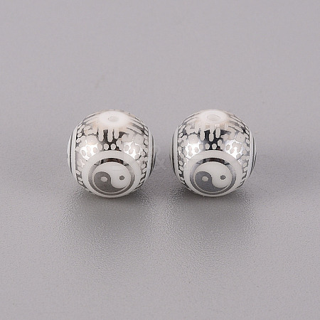 Electroplate Glass Beads LS-EGLA-Q123-012D-1