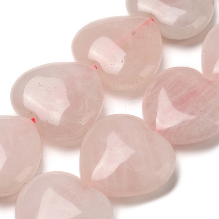 Olycraft Natural Rose Quartz Beads Strands G-OC0003-24-1