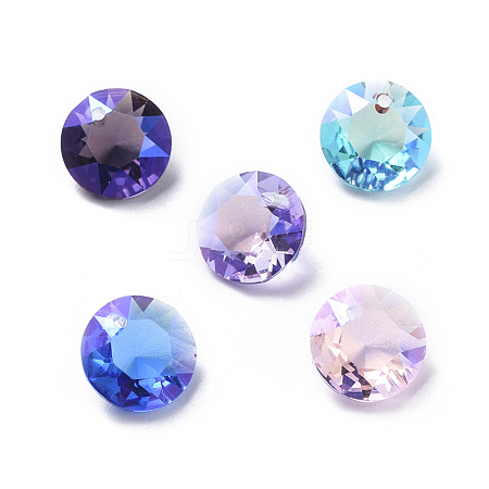 Glass Rhinestone Charms RGLA-L016-A-M-1