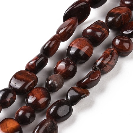 Natural Tiger Eye Beads Strands G-A208-02-1