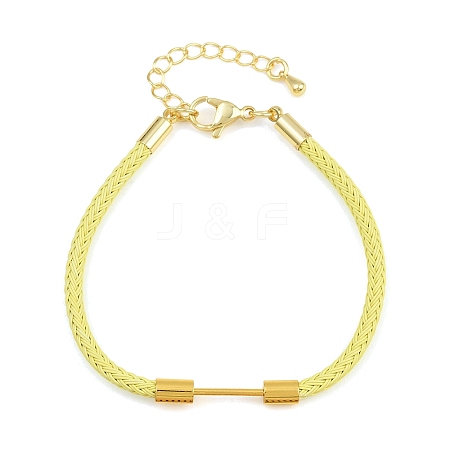 Braided Steel Wire Bracelet Making KK-CBA6056-03B-G-1