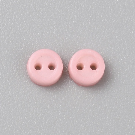 Mini Resin Button FIND-WH0260-26B-1
