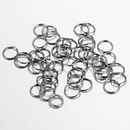 Iron Open Jump Rings IFIN-A018-6mm-B-1