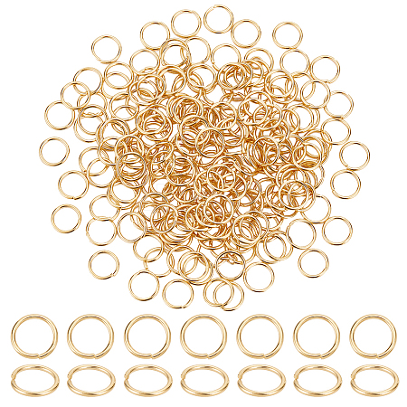 Unicraftale 200Pcs 304 Stainless Steel Open Jump Rings STAS-UN0055-25-1