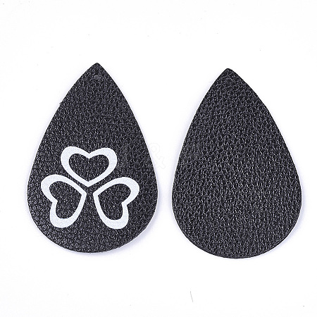 PU Leather Big Pendants LS-FIND-S311-007A-B-1