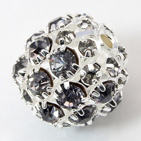 Brass Rhinestone Beads RB-Q165-10-1