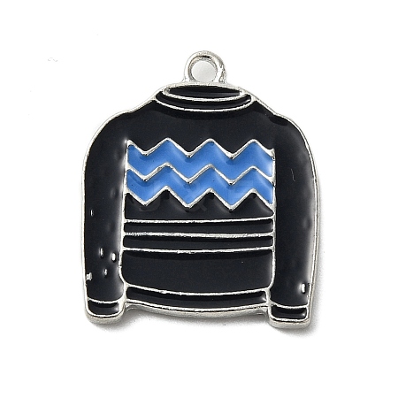 Winter Theme Alloy Enamel Pendants ENAM-M002-05M-P-1