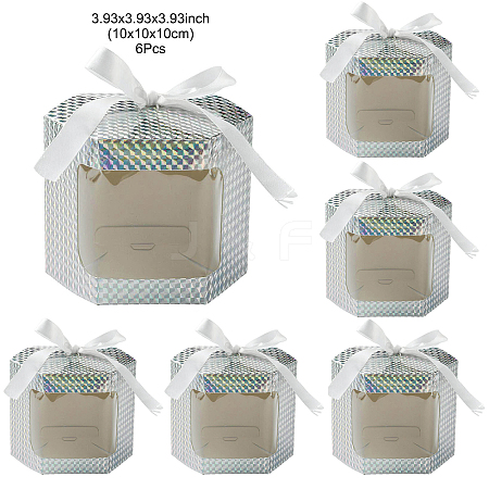 Hexagon Laser Window Paper Gift Boxes CON-FZC0002-001A-02-1