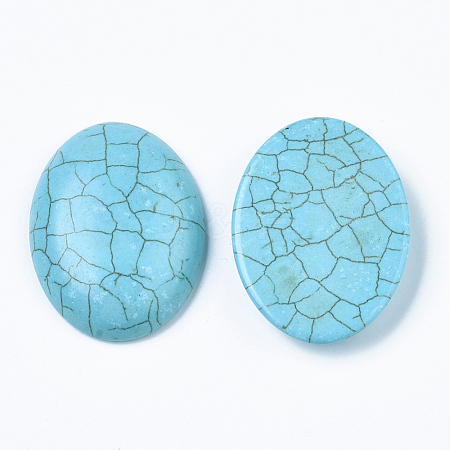 Synthetic Turquoise Cabochons X-TURQ-S291-01G-01-1