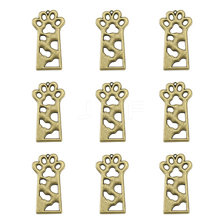 Open Back Bezel Pendants X-PALLOY-TAC0010-08AB-1