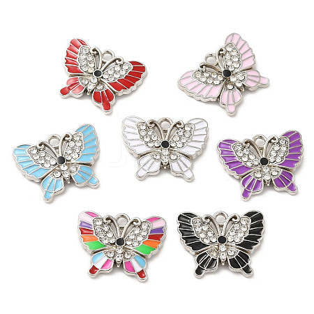 Alloy Enamel Pendants ENAM-L046-02P-1