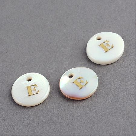 Freshwater Shell Pendants SSHEL-S249-E-1